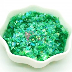 Fulgi de gheata, paiete pentru unghii Cod PFG010 Green Mermaid Effect